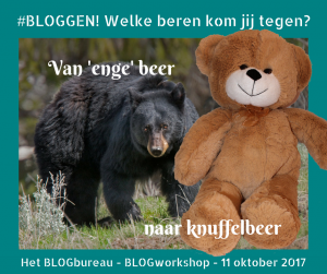 Blogworkshop - Van enge beer naar knuffelbeer - 20171011