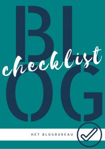 Blogchecklist-HetBlogbureau