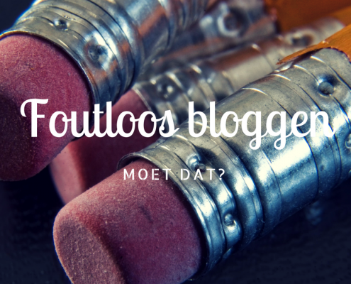 Het Blogbureau-Foutloos bloggen. Moet dat-